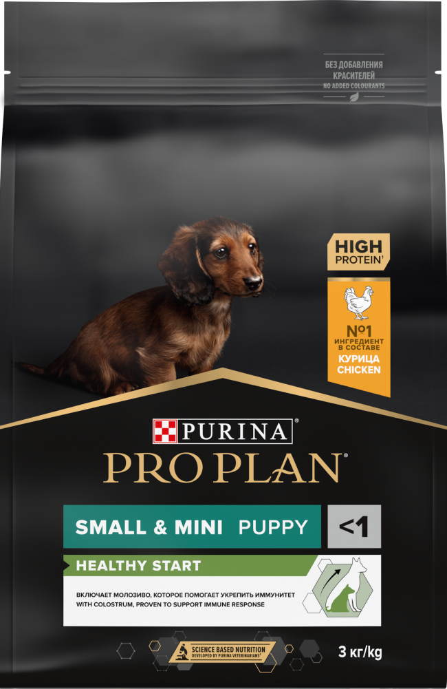 Сухой Pro Plan OPTISTART с курицей для щенков карликовых и мелких